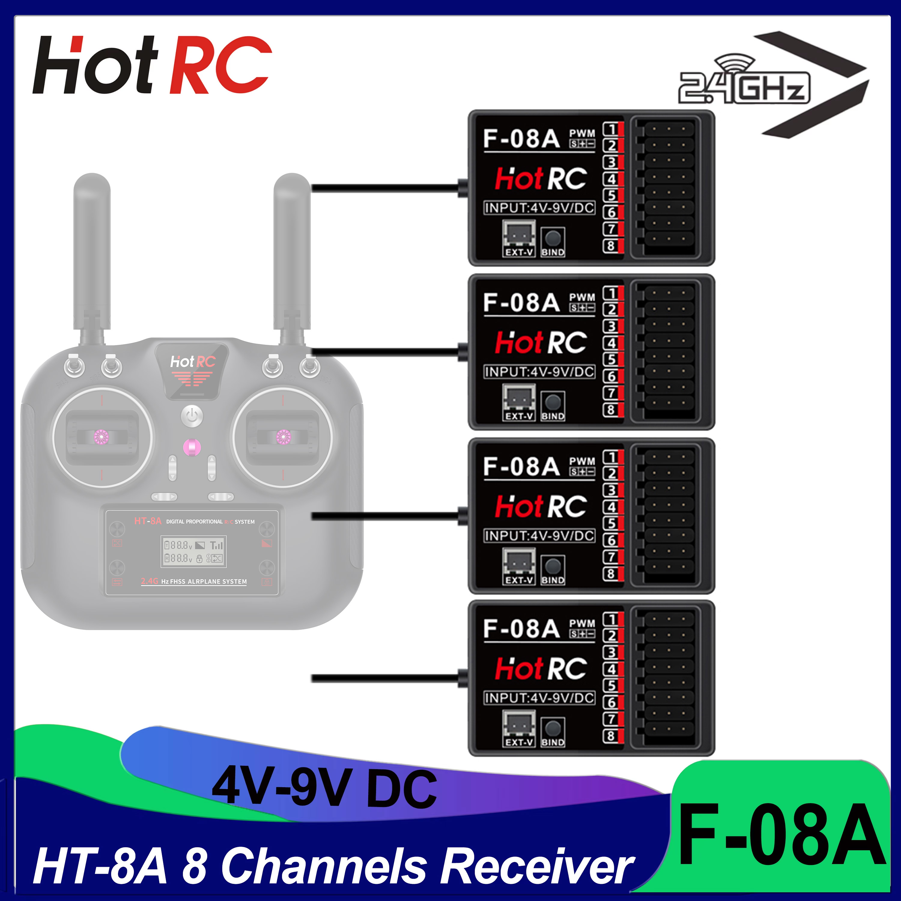 Drone Rc Aircraft - HOTRC RC Model Parts 8 Channels