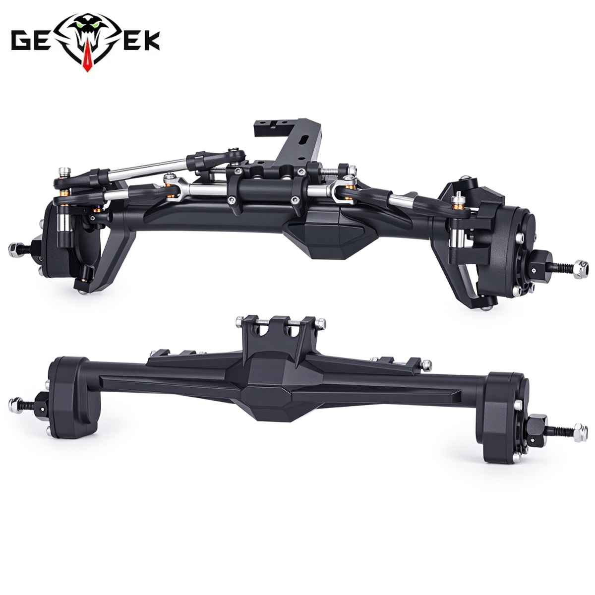 Rc Crawler Axle Parts - Plastic Complete Front Rear Portal Axle