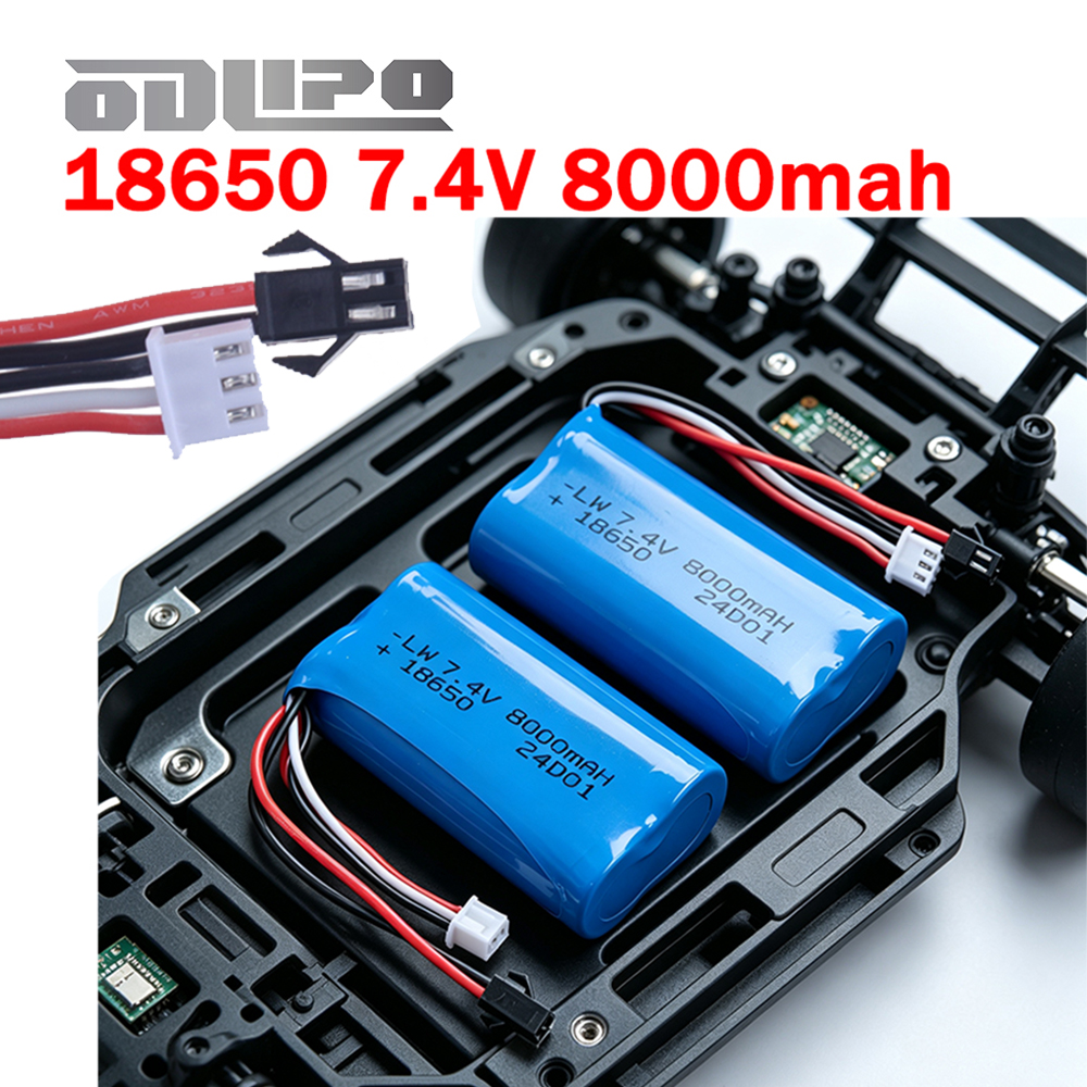 Drones Vs Rc Cars - Brand New 18650 Li-ion Battery 7.4V
