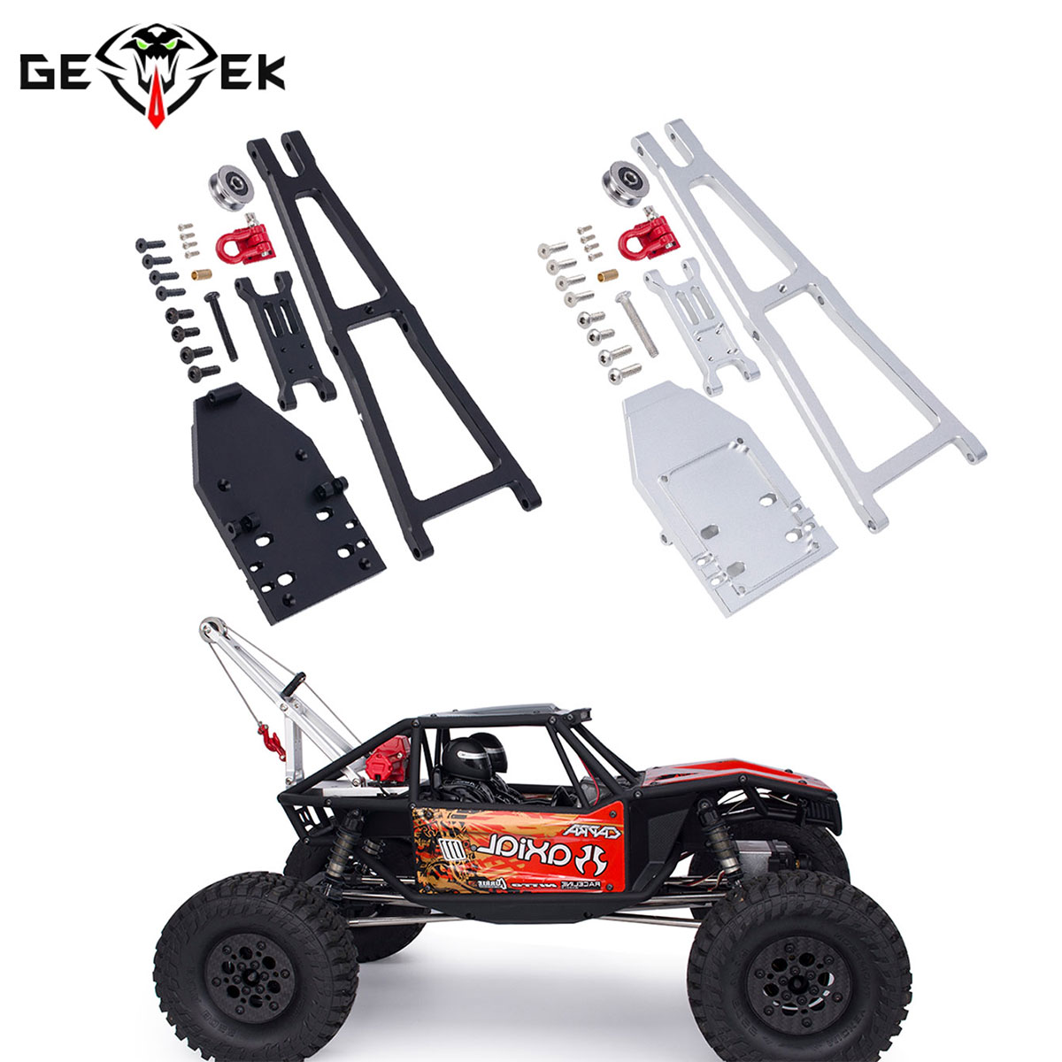 Aluminium 1/10 Scale Winch Tru - огляд і ціна Rc Crawler Axle Parts