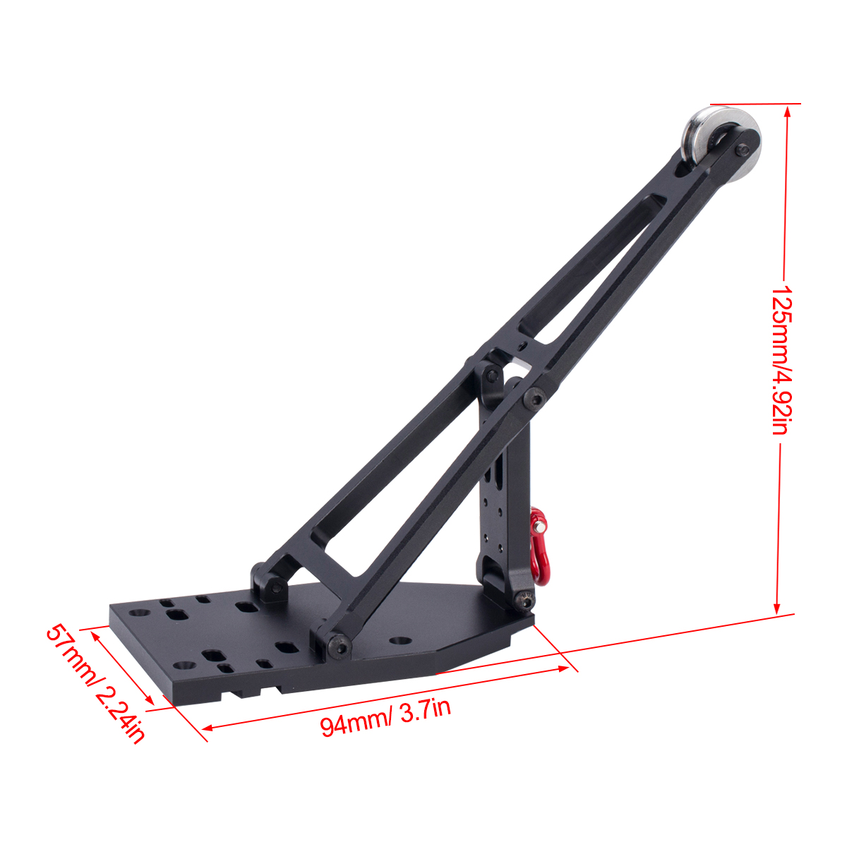 Aluminium 1/10 Scale Winch Tru - огляд і ціна Rc Crawler Axle Parts
