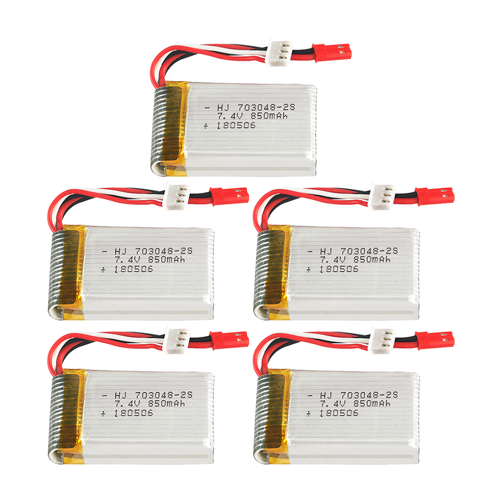 1-5pcs  2s 7.4V 850mAh 703048  - огляд і ціна Drone Lipo Battery