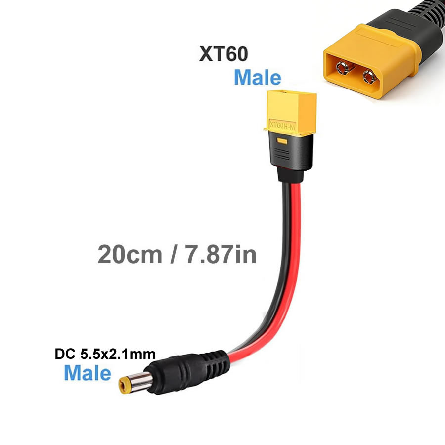 XT60 Plug Female Male To DC 5. - огляд і ціна Drone Rc Car Hybrid