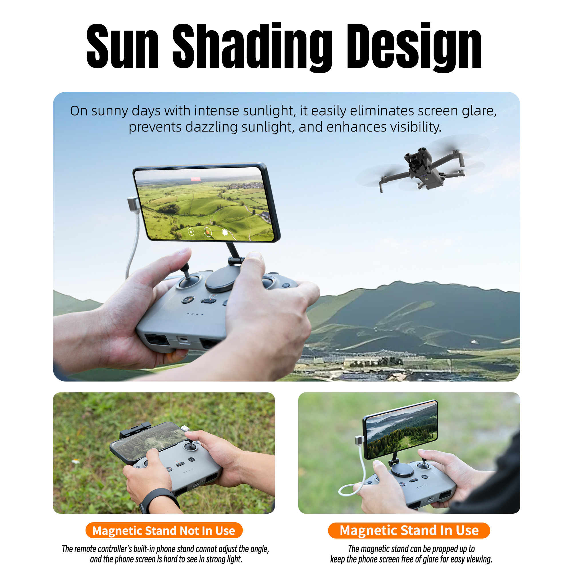 Adjustable Magnetic Phone Stan - огляд і ціна Drone Dji Rc Mini