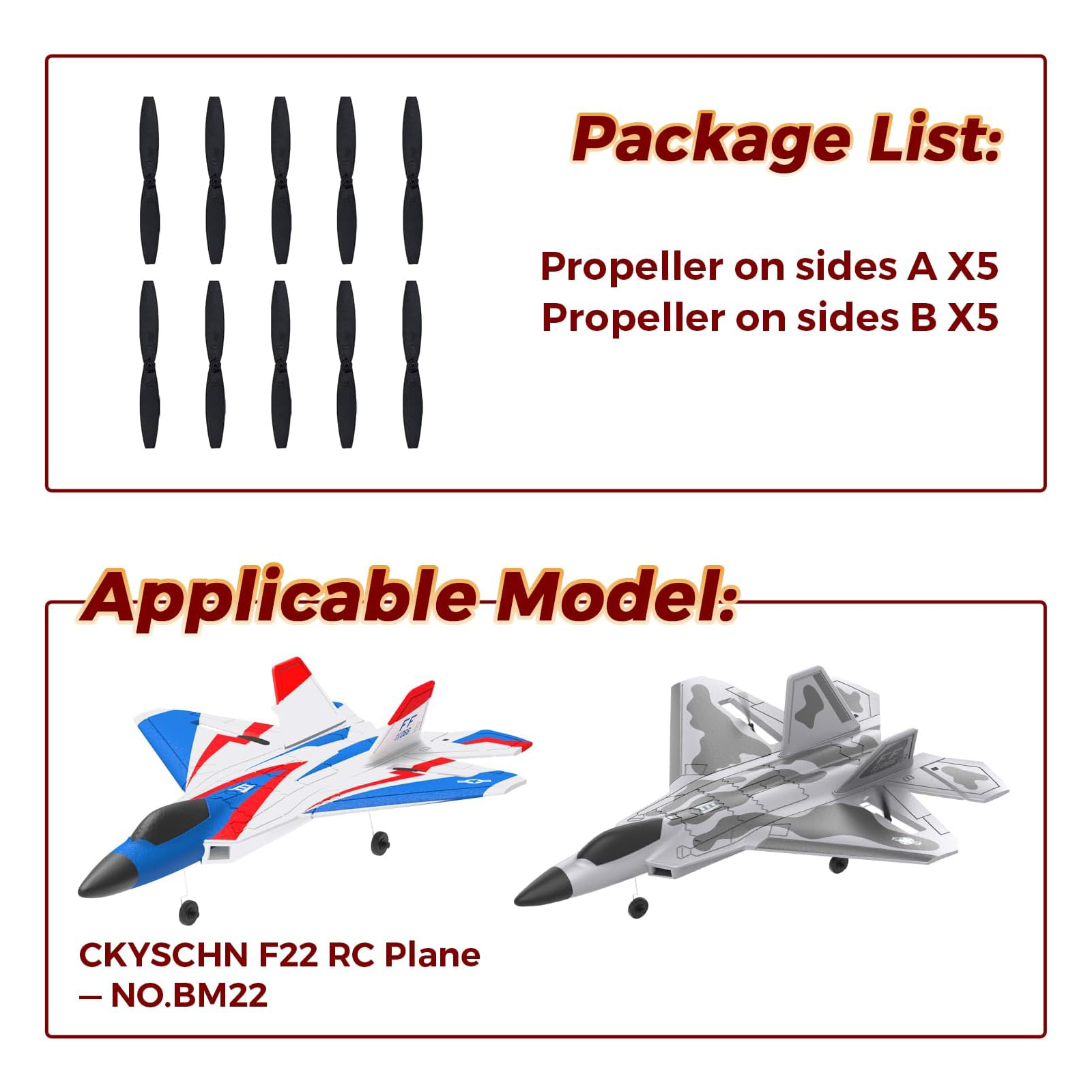 10 Pcs Spare RC Plane Propelle - огляд і ціна Drone Rc Aircraft