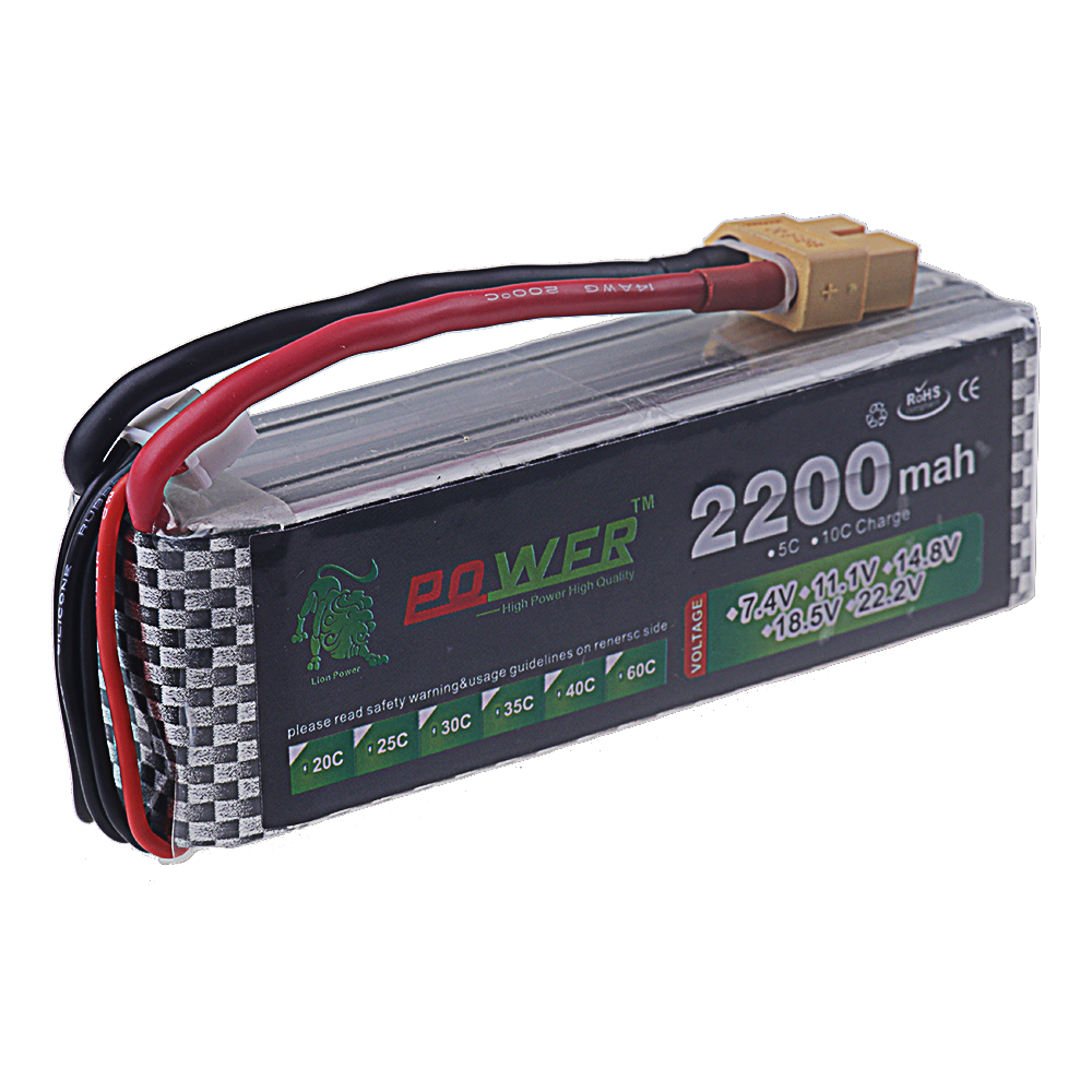 4S 2200mAh 60C 14.8V LiPo Batt - огляд і ціна Drone Rc Truck
