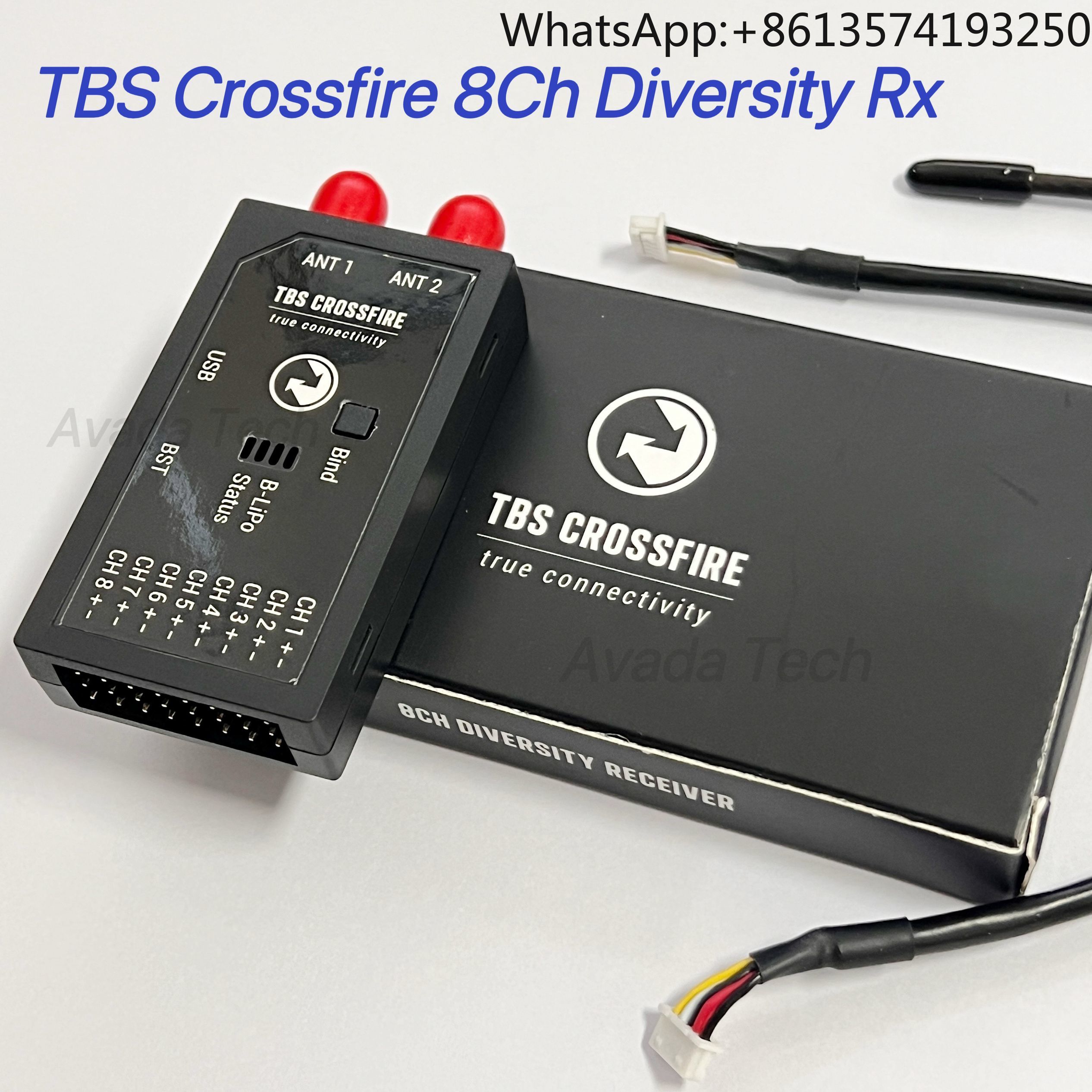 TBS CROSSFIRE 8CH DIVERSITY RX - огляд і ціна Crossfire Receiver Rx