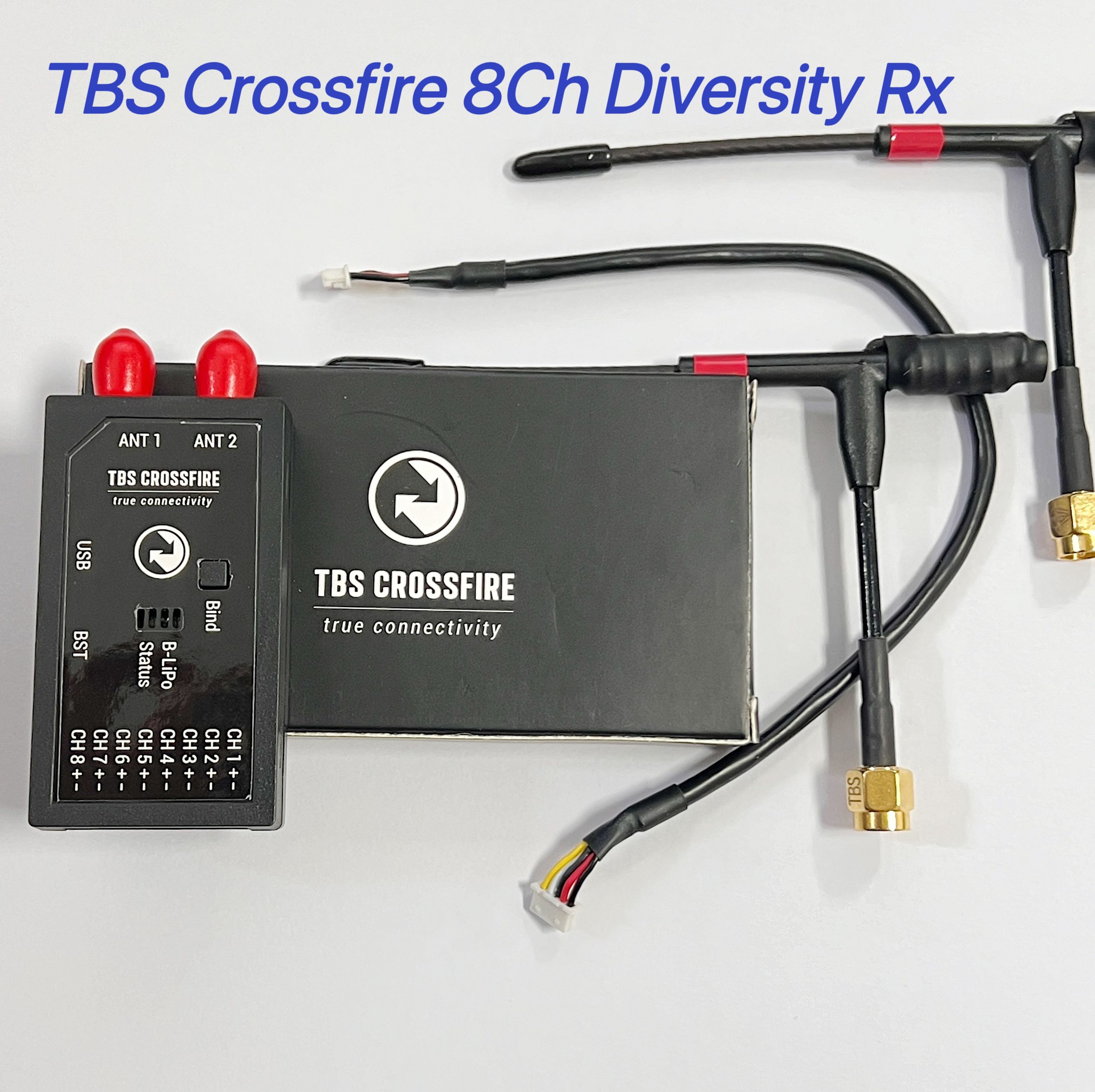 TBS CROSSFIRE 8CH DIVERSITY RX - огляд і ціна Crossfire Receiver Rx