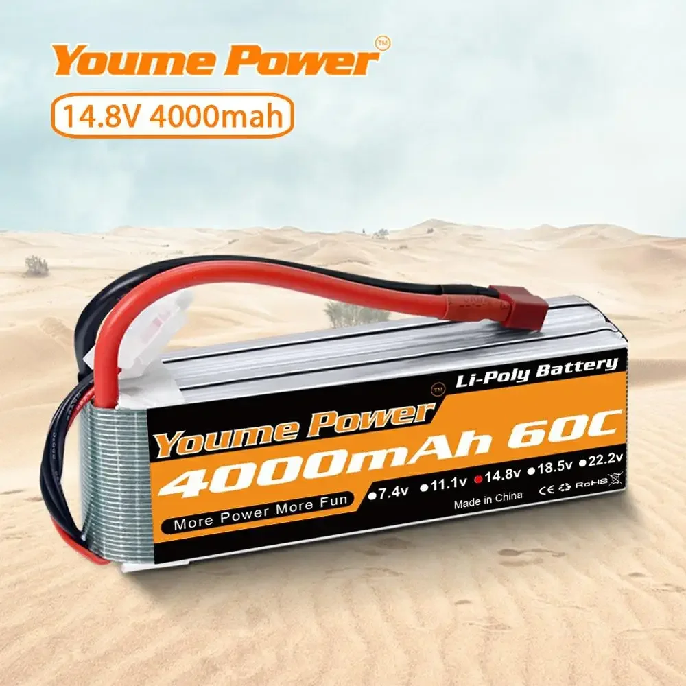 4S 14.8V Lipo Battery 3300mah  - огляд і ціна Drone Rc Truck