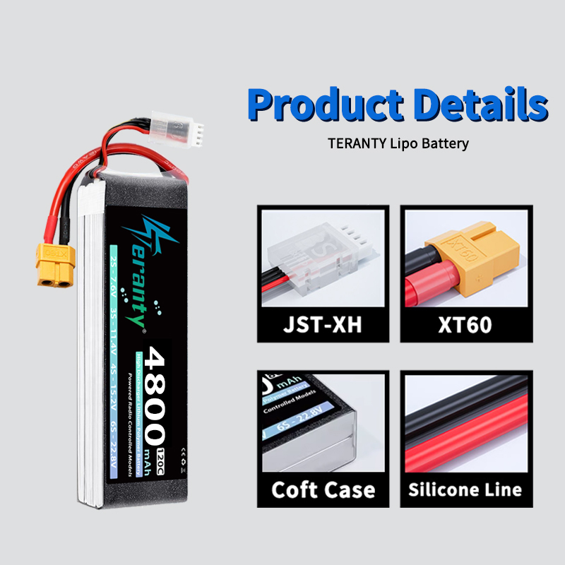 TERANTY 3S 4800mAh RC Lipo Bat - огляд і ціна Drone Rc Truck