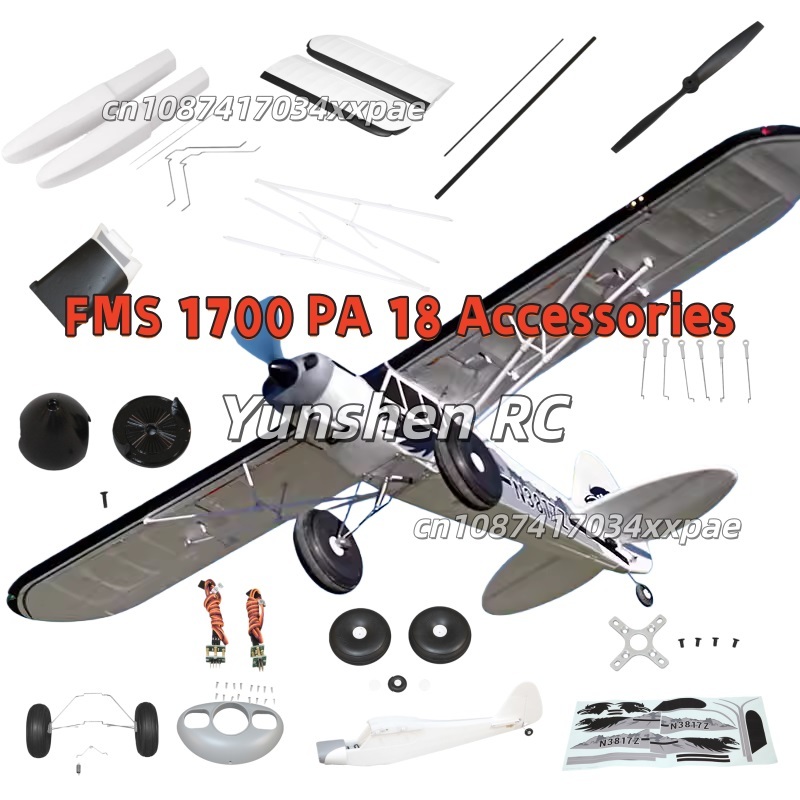 FMS RC Plane Decals For 1700mm - огляд і ціна Drone Rc Aircraft