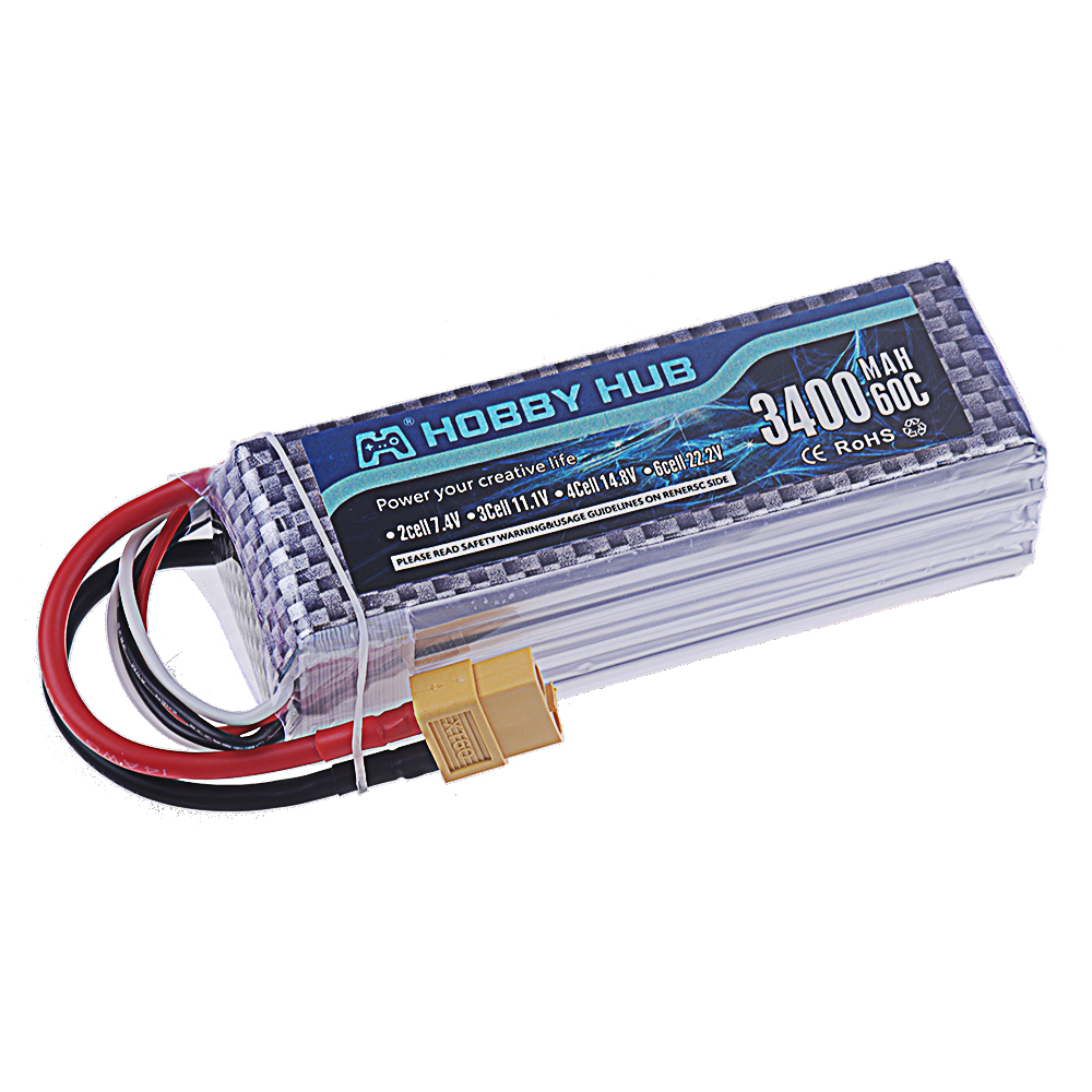 3S Lipo Battery 11.1V 3400mAh  - огляд і ціна Drone Rc Truck