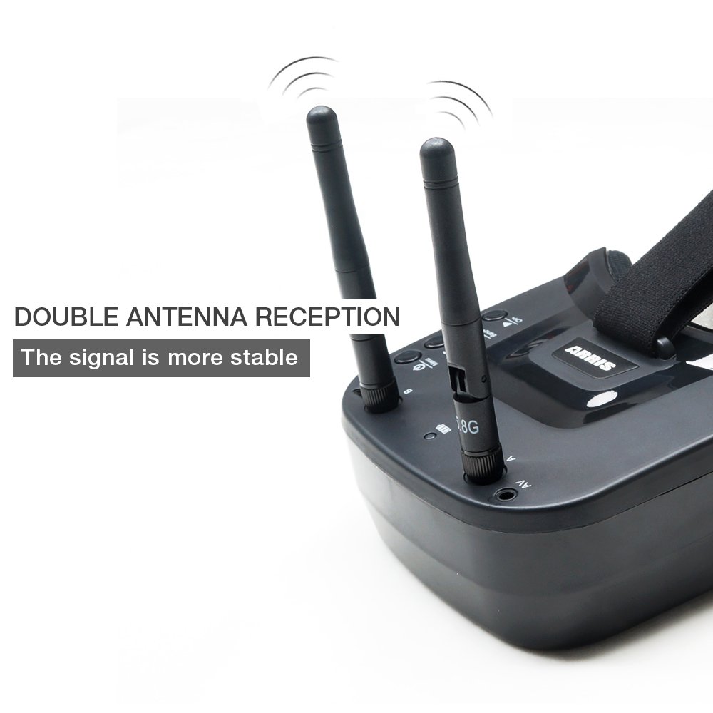 VR009 5.8G FPV Goggles 40CH 3  - огляд і ціна Fpv Goggles Headset
