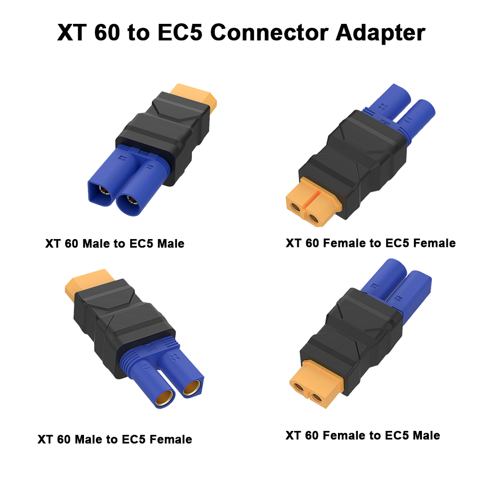 XT60 Connector EC5,XT60 to EC5 - огляд і ціна Drone Rc Car Hybrid