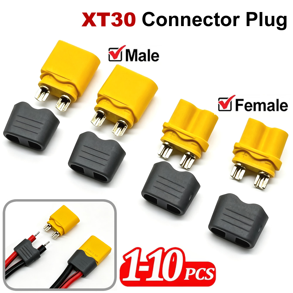 XT30 Connector Plug with Sheat - огляд і ціна Drone Rc Car Hybrid