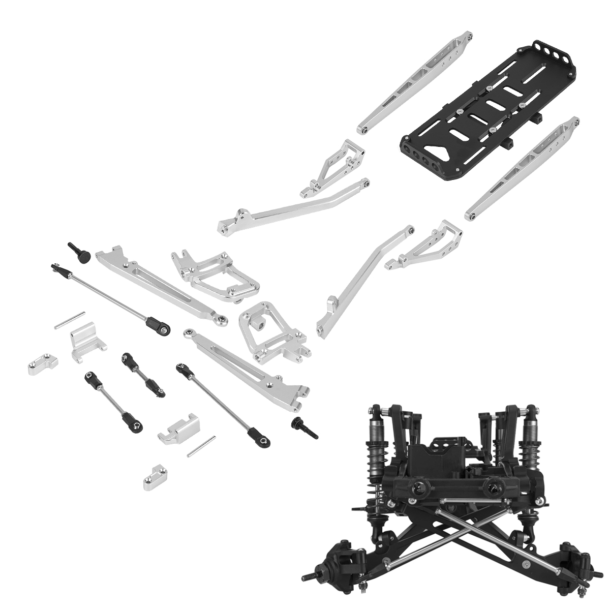 Aluminum SCX10 II Twin I-Beam  - огляд і ціна Rc Crawler Axle Parts