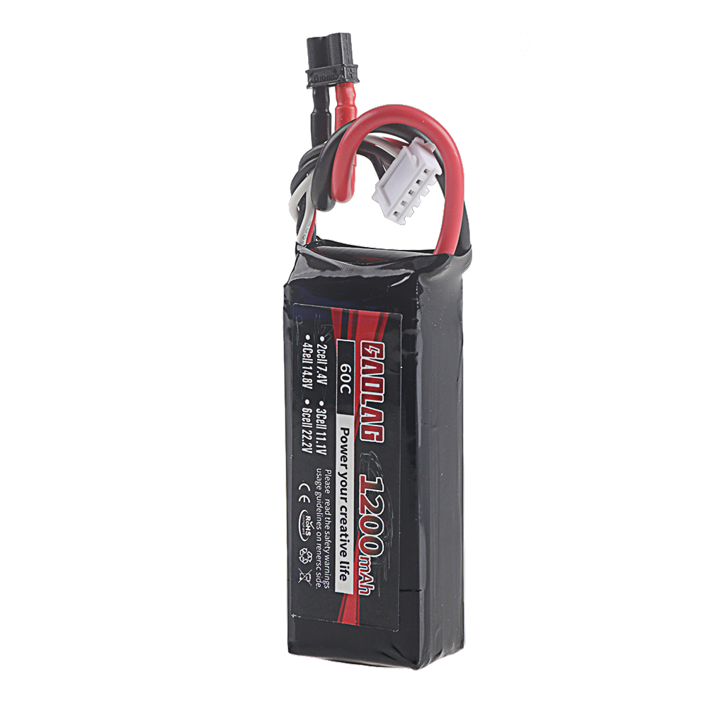4S 14.8V 1200mAh 60C Lipo Batt - огляд і ціна Drone Rc Truck