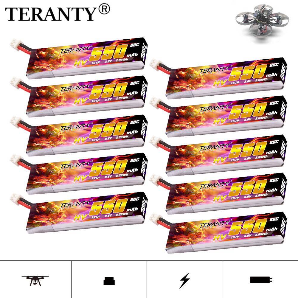 TERANTY HV 1S 3.8V 550mAh 80C/ - огляд і ціна Drone Lipo Battery