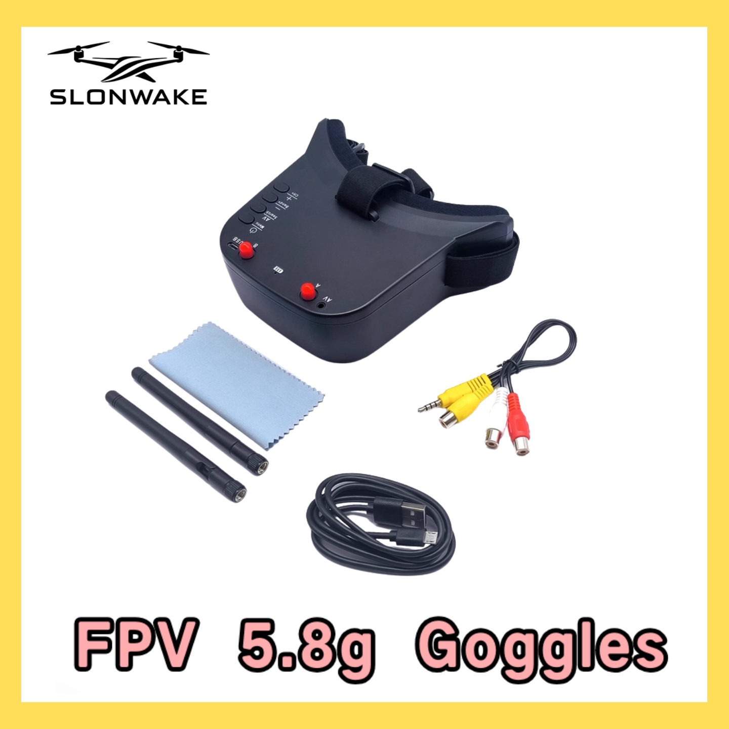 SLONWAKE 5.8G 48CH FPV 400mw V - огляд і ціна Drone Rc Aircraft