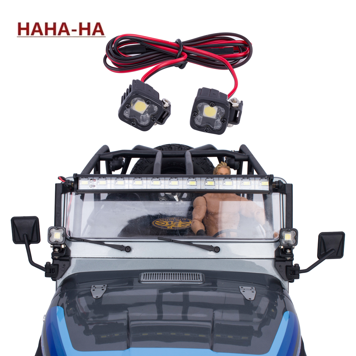RC Car Square Bright LED Top L - огляд і ціна Rc Crawler Axle Parts