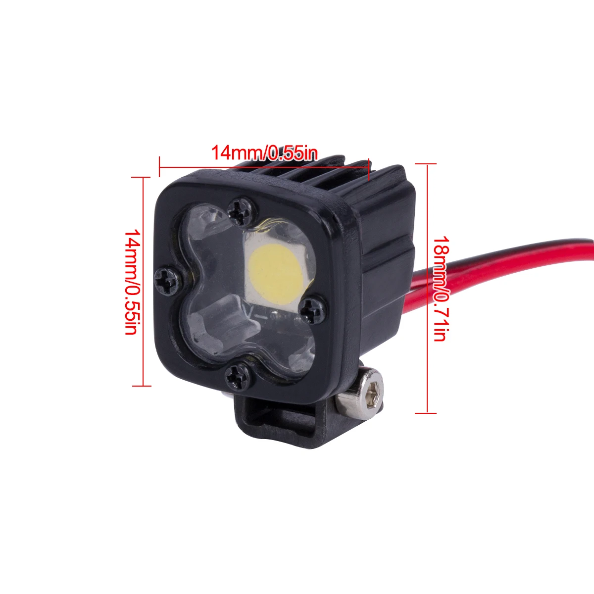 RC Car Square Bright LED Top L - огляд і ціна Rc Crawler Axle Parts