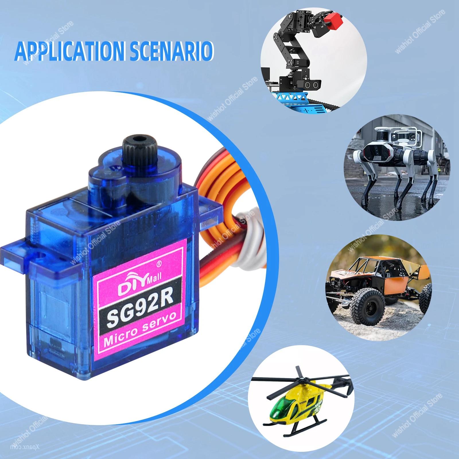 SG92R Micro Servo Motor 4.8-6V - огляд і ціна Drone Rc Aircraft