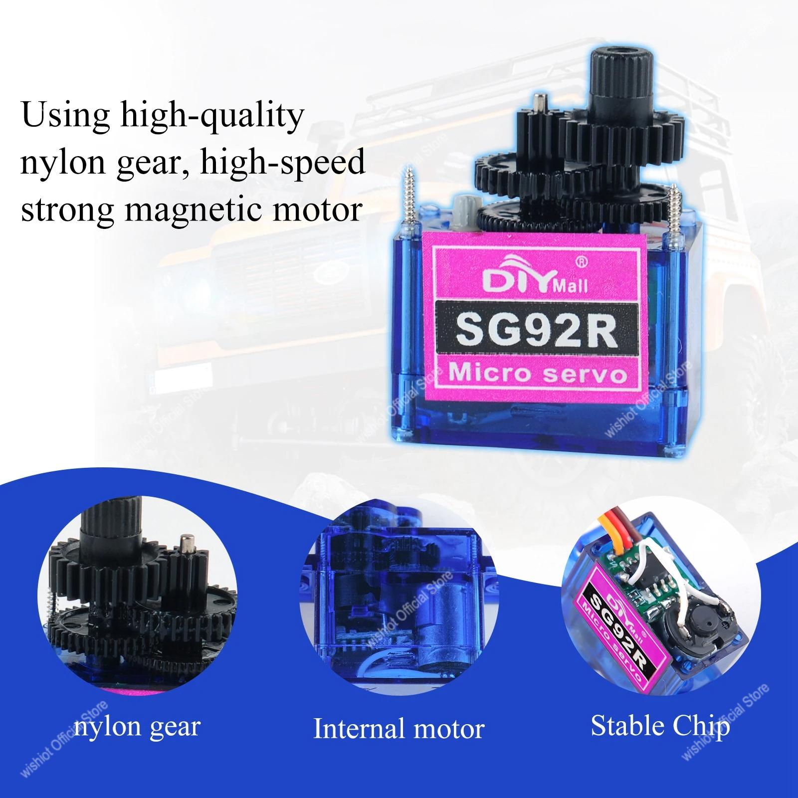 SG92R Micro Servo Motor 4.8-6V - огляд і ціна Drone Rc Aircraft