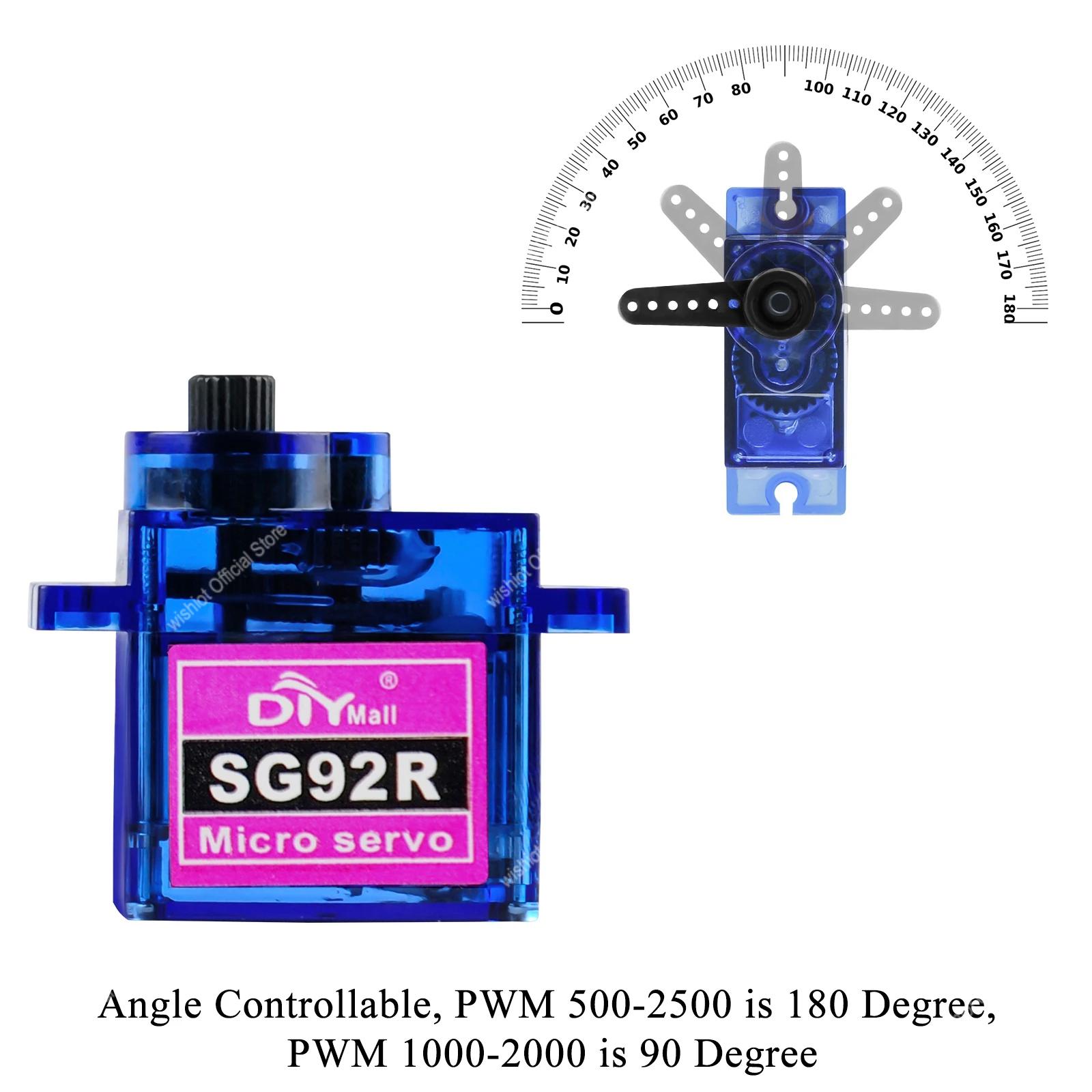 SG92R Micro Servo Motor 4.8-6V - огляд і ціна Drone Rc Aircraft