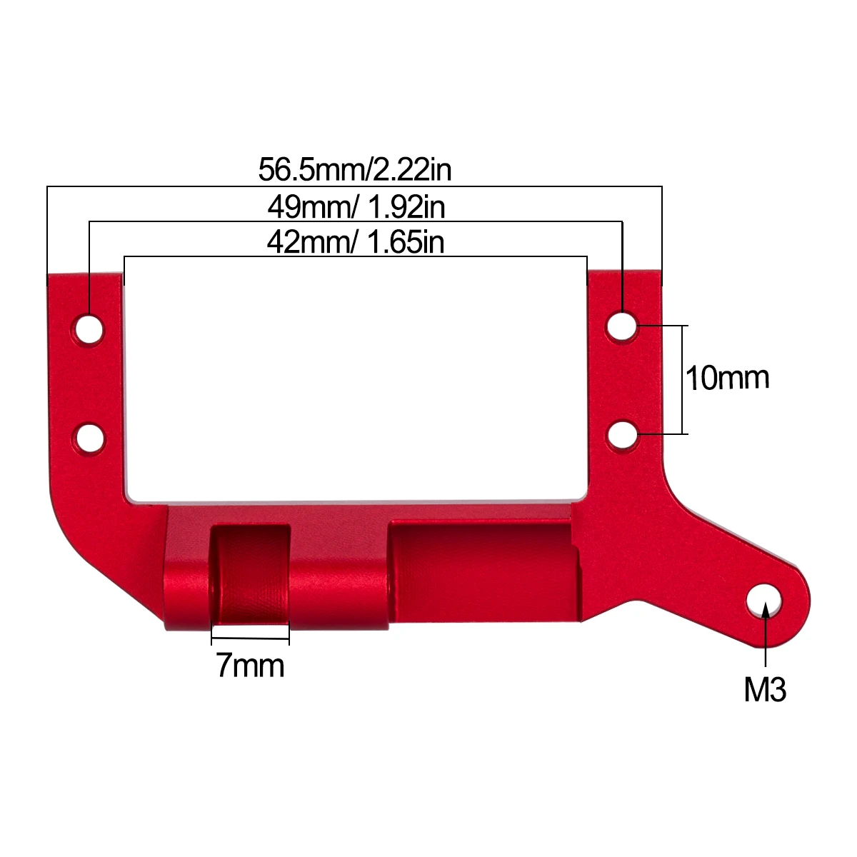 CNC Aluminium Axle Servo Mount - огляд і ціна Rc Crawler Axle Parts
