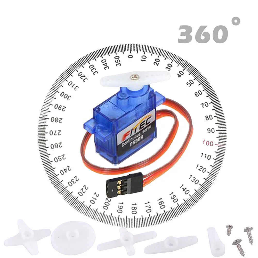4Sets Feetech FS90R Servo 360  - огляд і ціна Drone Rc Aircraft