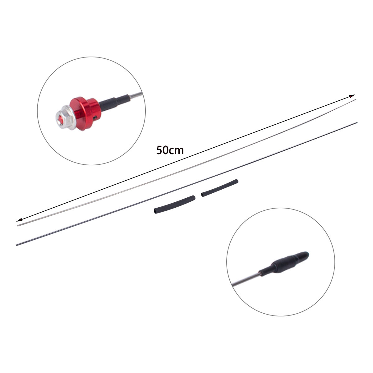 50cm Metal Adjustable Simulati - огляд і ціна Rc Crawler Axle Parts