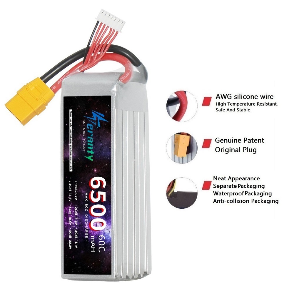 TERANTY 6S 22.2V Lipo Battery  - огляд і ціна Drone Rc Truck