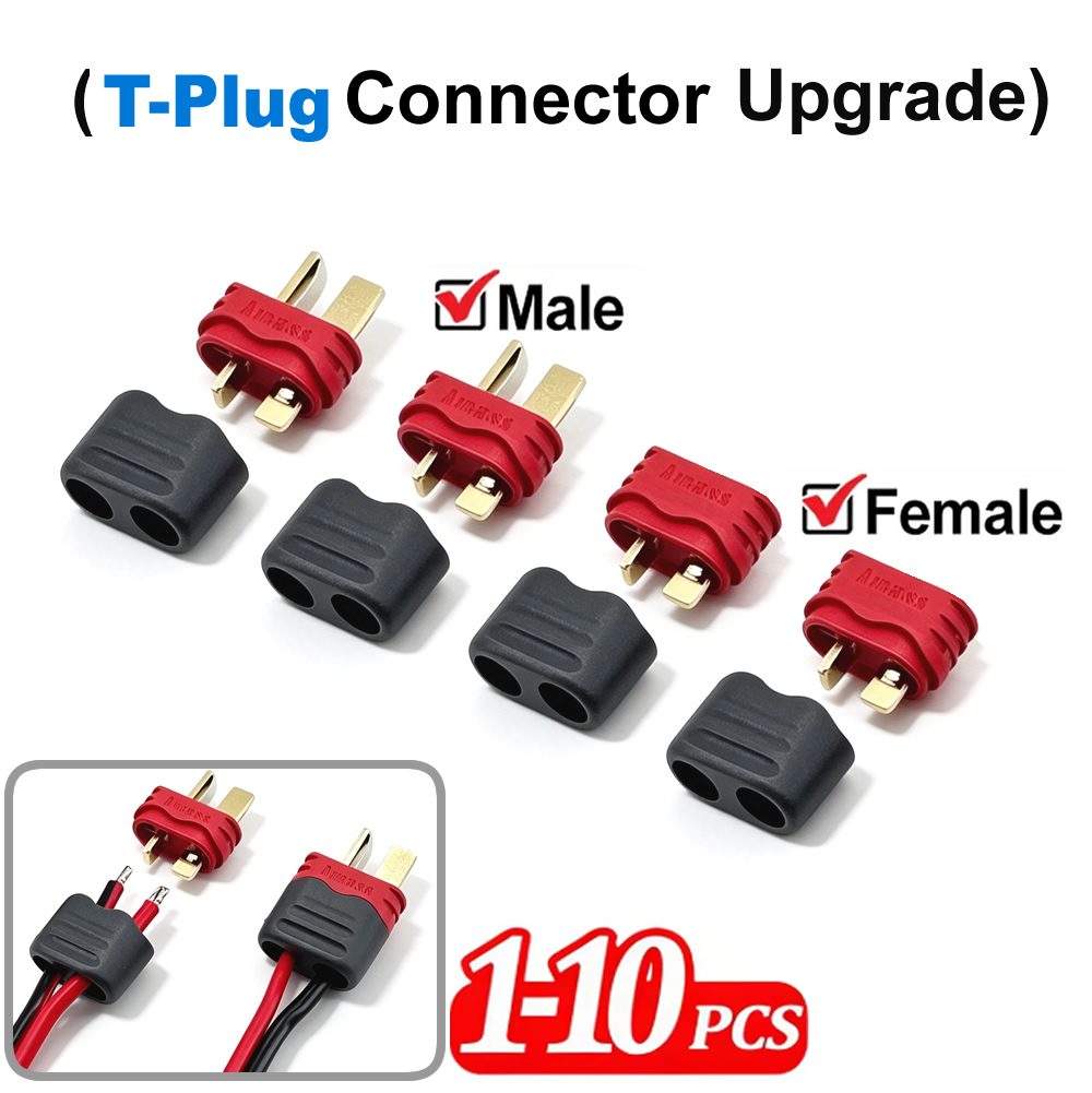 T Plug T Connector with Sheath - огляд і ціна Drone Rc Car Hybrid