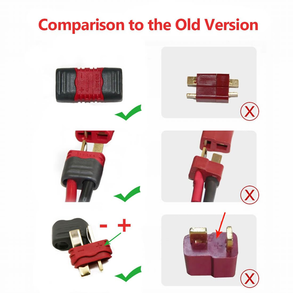 T Plug T Connector with Sheath - огляд і ціна Drone Rc Car Hybrid