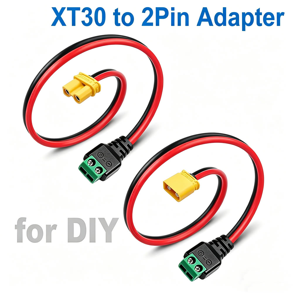 XT30 to 2 Pin Solderless Termi - огляд і ціна Drone Rc Car Hybrid
