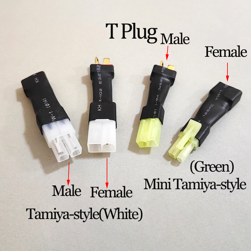 2PCS T Plug to Mini Tamiya Sty - огляд і ціна Drone Rc Car Hybrid